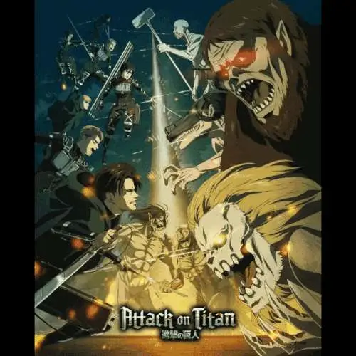 Poster L'Attaque des Titans attack on titan lenticular